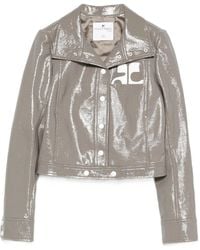 Courreges - Re-Edition Vinyl Jacket - Lyst