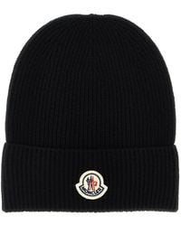 Moncler - Wool And Cashmere Beanie - Lyst