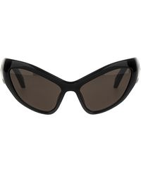 Balenciaga - Hamptons Cat Occhiali Da Sole Nero - Lyst