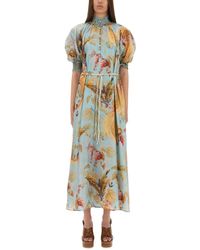 Zimmermann - "Ascension" Maxi Dress-Donna - Lyst