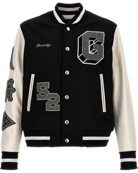 Givenchy - Patches And Embroidery Bomber Jacket Giacche Bianco/Nero - Lyst