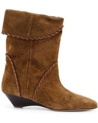 Isabel Marant - Edoa Suede Ankle Boots - Lyst