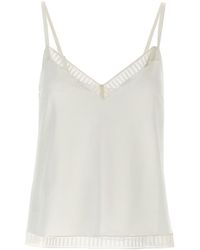 Eres - Sandra Graphic Top Bianco - Lyst