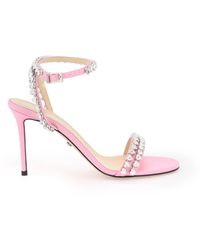 Mach E Mach - Audrey Sandals With Crystals - Lyst