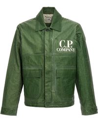 C.P. Company - Toob-Two Giacche Verde - Lyst