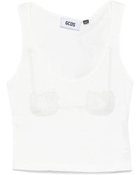 Gcds - Top Cotone-Donna - Lyst
