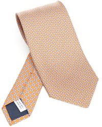 Ferragamo - Silk Tie With Gancini And Hearts Print Ties And Bow Ties - Lyst