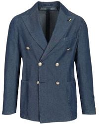Guarinucci - Double-Breasted Blazer - Lyst