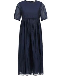 Max Mara - Fatoso Dress Abiti Blu-Donna - Lyst