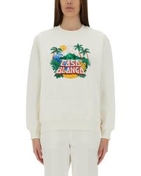 CASABLANCA - Home Beach Wave Sweatshirt - Lyst