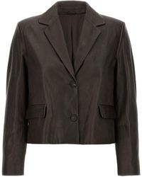 Brunello Cucinelli - Blazer Nappa Monile Blazer And Suits - Lyst