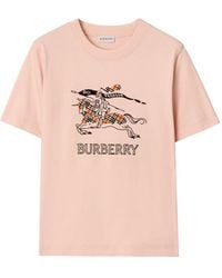 Burberry - Ekd Cotton T-Shirt - Lyst