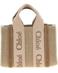 Chloé - Woody Borse A Mano Rosa-Donna - Lyst