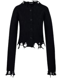 Haikure - Distressed Cardigan - Lyst