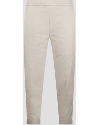 Neil Barrett - Rem slim low rise elastic waistband trousers - Lyst