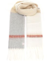 Marni - Striped Alpaca Scarf Scarves And Foulards - Lyst