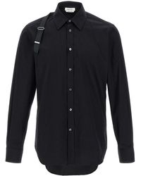 McQueen - Harness Camicie Nero-Uomo - Lyst