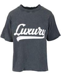 Balenciaga - With Luxury Script T-shirt Blue - Lyst
