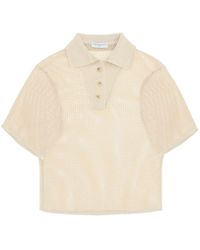 MVP WARDROBE - 'pfeiffer' Stretch Knit Polo Shirt - Lyst