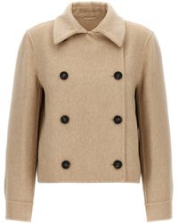 Brunello Cucinelli - Monile Cashmere Coat Coats And Trench Coats - Lyst