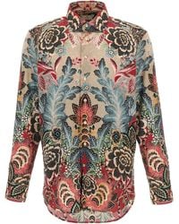 Etro - Flower And Foliage Shirt - Lyst