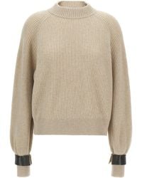 Brunello Cucinelli - Monile Cuffs Sweater - Lyst