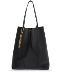 Chloé - Spin Leather Shoulder Bag - Lyst