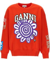 Ganni - Magic Power Sweatshirt - Lyst