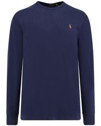 Polo Ralph Lauren - Cotton T-Shirt With Logo Embroidery - Lyst