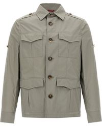 Brunello Cucinelli - Water-Resistant Shirt Jacket - Lyst