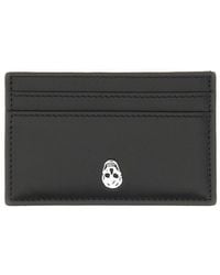 McQueen - Card Holder "Skull" - Lyst