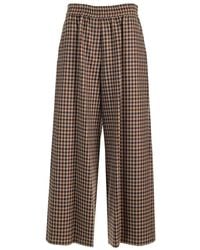 Weekend by Maxmara - Embroidered Wool Blend Ebe Wide-Leg Pant - Lyst