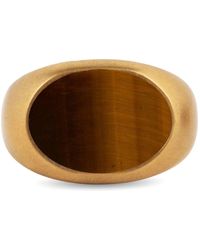 Dries Van Noten - Stone Signet Gioielli Oro-Uomo - Lyst