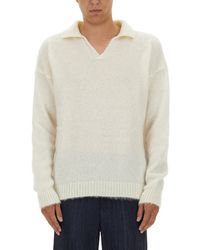 FAMILY FIRST - Knitted Polo - Lyst