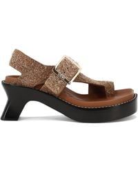 Loewe - Ease Heel Sandals - Lyst