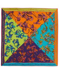 Versace Jeans Couture - Silk Scarf - Lyst