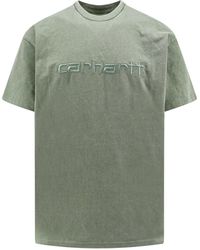 Carhartt - Cotton T-Shirt With Washed Out Effect - Lyst