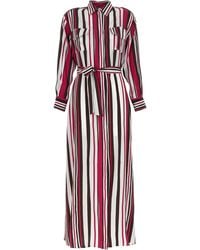 Kiton - Striped Shirt Dress Dresses - Lyst