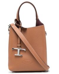Tod's - Leather Shoulder Bags - Lyst