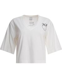 Pinko - T-Shirts Bianco-Donna - Lyst