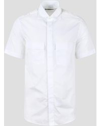 Low Brand - Double Pocket Cotton Poplin Shirt - Lyst