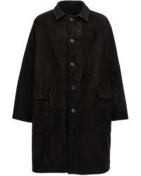 Salvatore Santoro - Suede Coat Coats, Trench Coats - Lyst