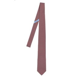 Ferragamo - Gancini Intrecciati Cravatte Multicolor - Lyst