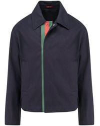 Gucci - Cotton Gabardine Jacket With Embossed Logo - Lyst