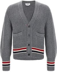 Thom Browne - Cardigan Nastro Rwb - Lyst