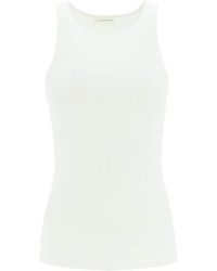 By Malene Birger - Ribbed Organic Cotton Tank Top - Lyst