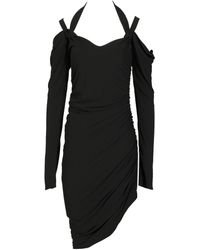 The Attico - Crepe Midi Dress - Lyst