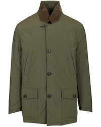 Fay - Jacket Made Of Nylon Poplin Jackets Green - Lyst