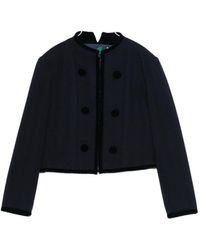 Emporio Armani - Wool Blazer Jacket - Lyst