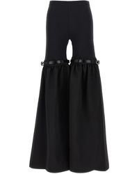 Coperni - Hybrid Tailored Flare Pantaloni Nero-Donna - Lyst